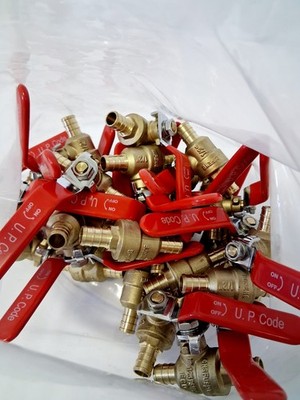 BlueFin 1/2'' pex DZR Brass Ball Valve pxBv050- DZR QTY: 30