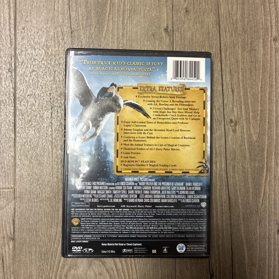 Harry Potter And The Prisoner Of Azkaban DVD Movie Widescreen - Image 2 of 4