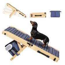 Dog Ramp for Couch  Bed, 2025 Upgraded, Extra Wide 12.6"  33" L, 4-Level Ad...