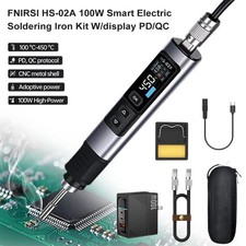 Iron For FNIRSI HS02A Smart Electric Soldering Iron PD 100W Soldering Iron Soldering Tips