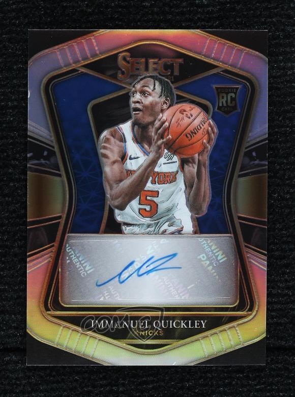 2020 Panini Select Rookie Signatures 138/249 Immanuel Quickley #RS-QUI Auto RC
