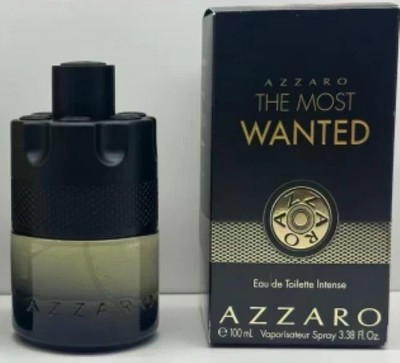 Azzaro The Most Wanted 3.38 oz. EAU DE TOILETTE Intense Spray for Men New In Box