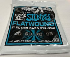 Ernie Ball Extra Slinky Flatwound Electric Bass Strings - 40-95 Gauge