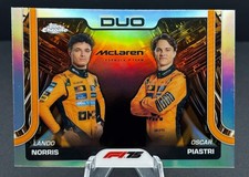 2025 Topps Chrome F1  - McLaren Duo - #166 Refractor Lando Norris Oscar Piastri