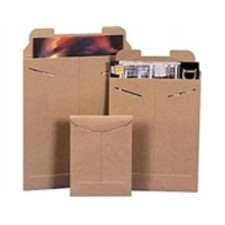 50 - 22x27"  #27SFK Kraft Tab-Lock Original StayflatsÂ® Mailer - Chipboard
