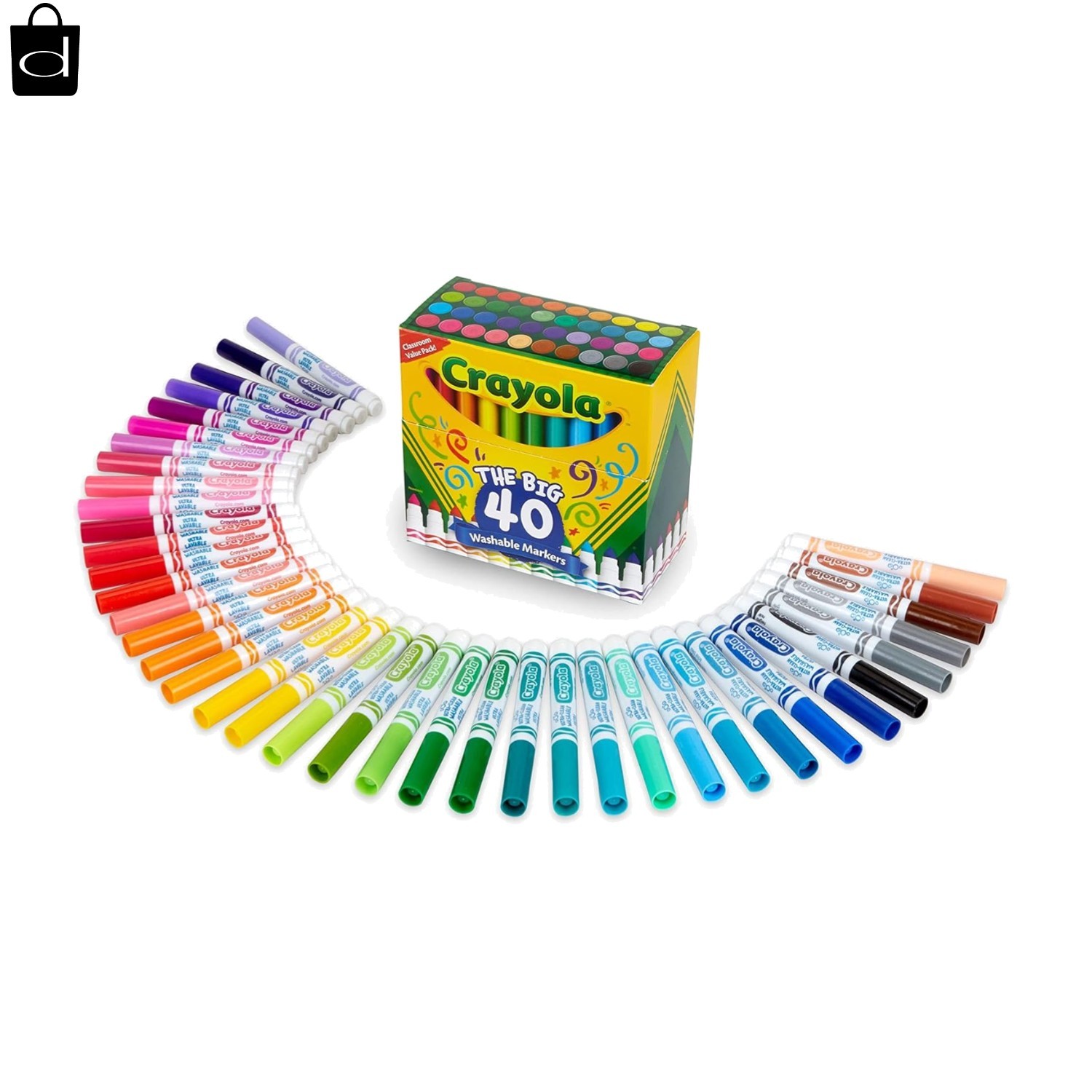 (40ct), Colored Markers For Kids, Coloring