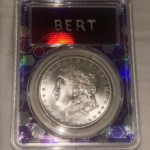 1898-O Morgan Silver Dollar – PCGS MS64 – Purple BERT Trader Bea Holder