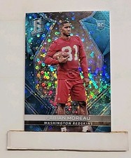 2017 Spectra Fabian Moreau RC #140 Neon Blue Prizm Rookie #'d 44/50 Redskins U1