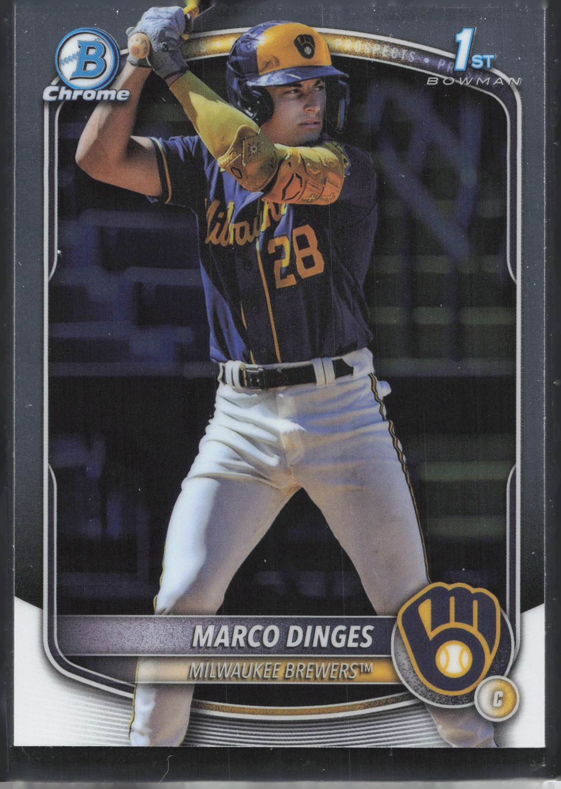 2025 Bowman Chrome #BCP-183 Marco Dinges Prospects