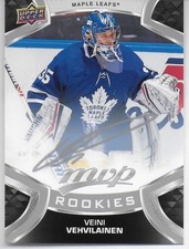 2021-22 Upper Deck MVP SILVER Script VEINI VEHVILAINEN Toronto Maple Leafs RC