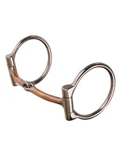 Reinsman Bit Offset Dee Smooth Direct Reining Silver Copper 225