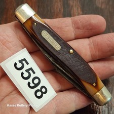 Schrade Old Timer 77OT Muskrat Knife Made In USA 3.88" Closed Sawcut Delrin CS