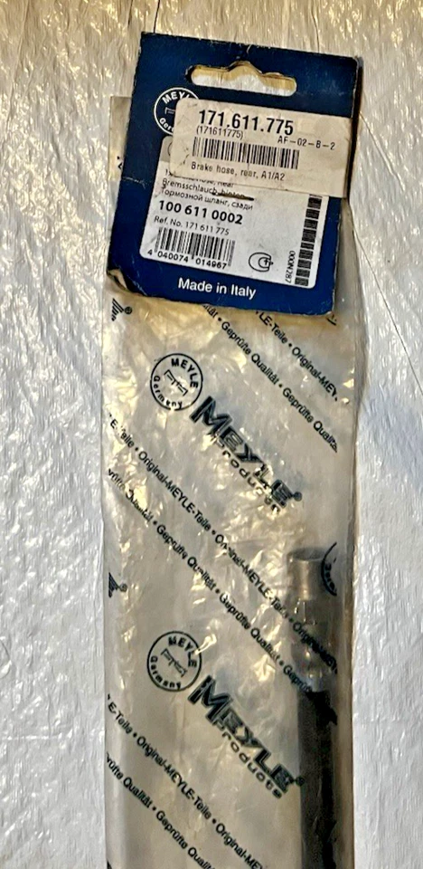 Manguera/línea de freno MEYLE 171611775 VW Volkswagen Jetta Golf Rabbit Cabriolet Foto 4 de 4