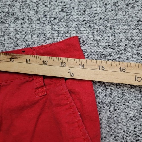 Southpole Cargo Shorts Casual Outdoor Everyday Red Size 14 Streetwear Comfort - Picture 5 of 9