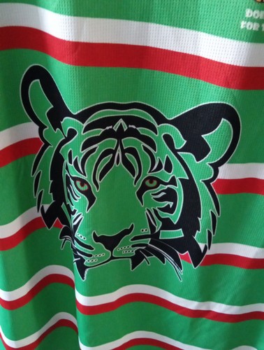 Karuta Leicester Tigers Short Sleeve Charity Rugby Union Shirt Sleeve Medium - Picture 3 of 6