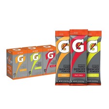 Gatorade Thirst Quencher Powder Sticks, 3 Flavor Variety Pack, 30 Pack 