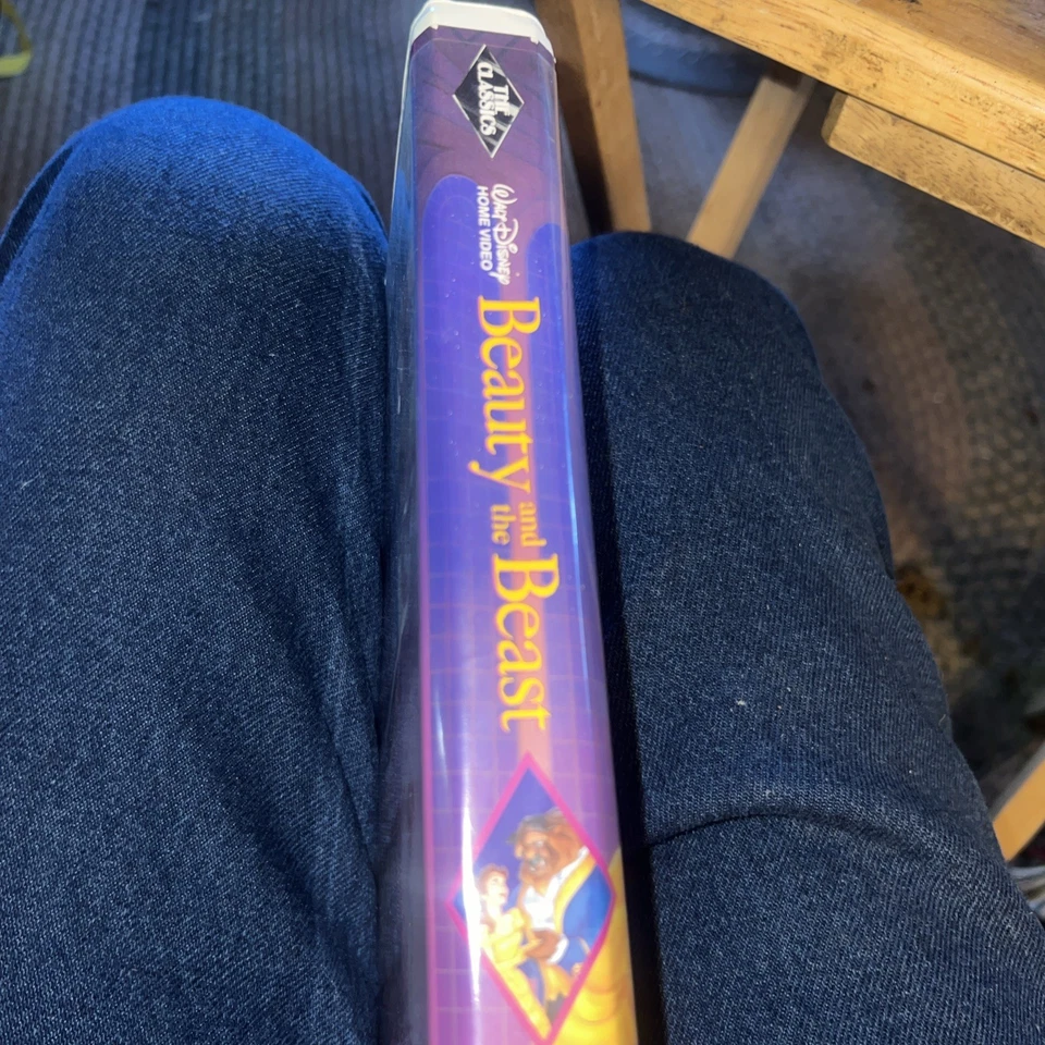 Beauty and the Beast VHS The Classics Black Diamond Collection RARE! Walt Disney - Image 2 of 4