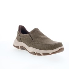Image of Rockport Reece 2 RMREECE2 Mens Brown Leather Lifestyle Trainers Shoes