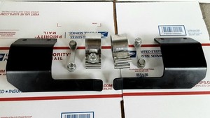 Harley Vance & Hines Black Slip-On Exhaust Brackets Mounts