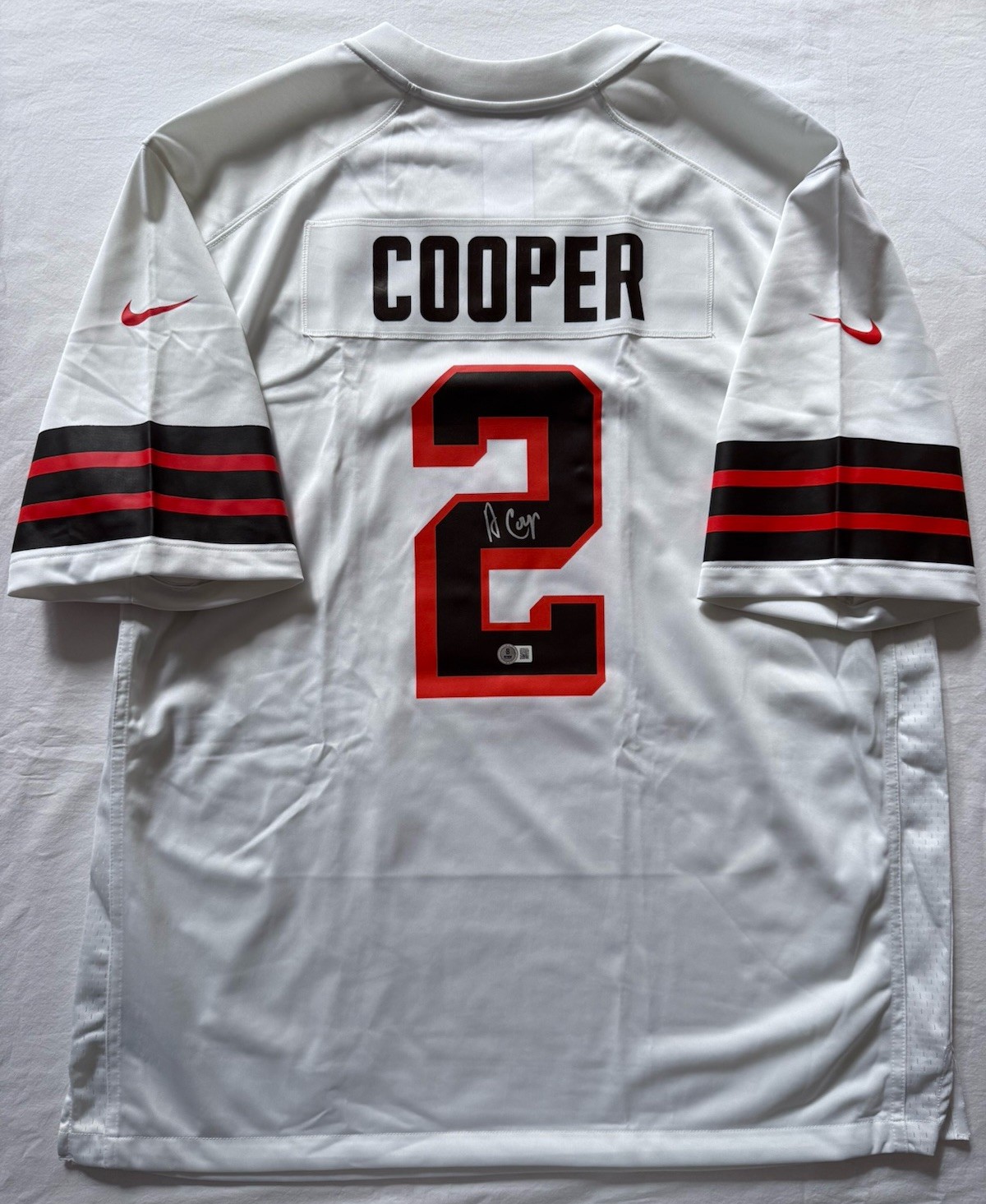 Amari Cooper Autographed Signed Cleveland Browns 5x Pro Bowl Cleveland Brown Auto Nike Jersey Beckett COA 