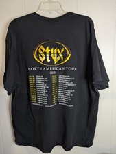Styx rock n roll music concert t-shirt 2023 North American world Tour adult 2XL
