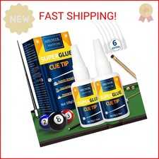 Pool Cue Tip Glue 100g, Quick Dry Billiard Cue Tip Glue for Pool Stick, Heavy Du