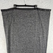 Lululemon Vinyasa Scarf Gray Black Snap Buttons