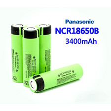 8x Panasonic NCR - 3350mAh 5A 3.6V Lithium Battery Cells (Reclaimed) 8 Pack