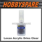 ZAP POLY ZAP GLUE DRIES CLEAR NO HAZE 14.1g LEXAN ACRYLIC HOBBY MODEL CRAFT PT22