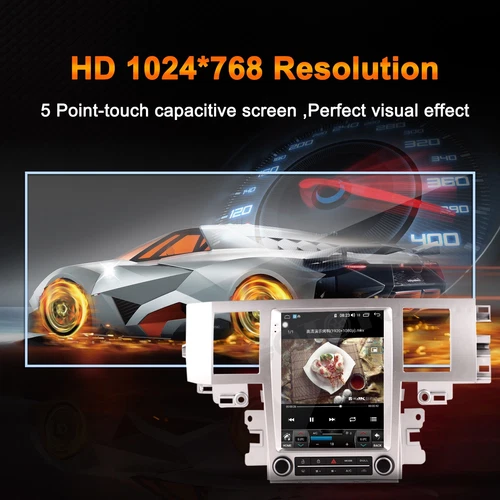 For Jaguar XF 2004-2015 Android Car Radio Tesla screen 2Din Stereo Receiver 128G - Picture 8 of 10