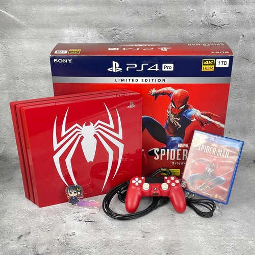 PS4 Sony PlayStation 4 Pro 1TB Marvel SpiderMan Limited Edition Console + Game eBay