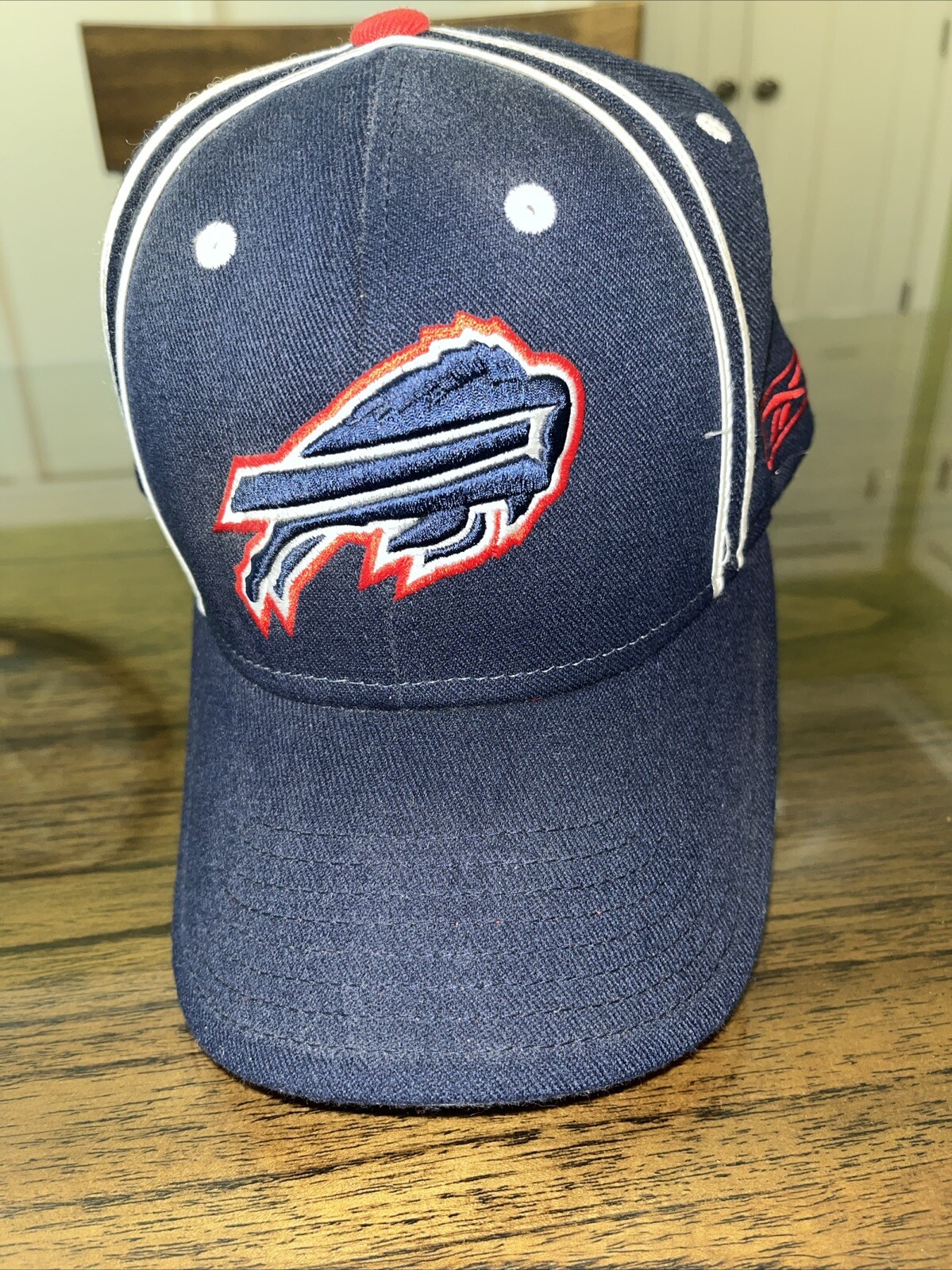 Reebok NFL Buffalo Bills Navy Red Adjustable Cap One Size Fits All