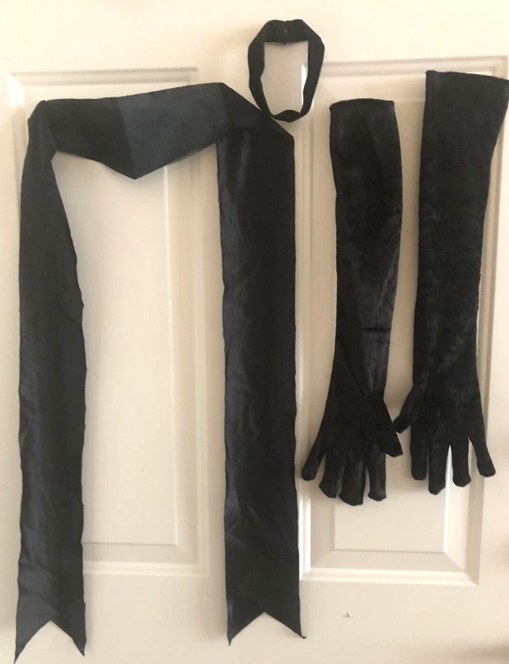 HALLOWEEN - DISFRAZ COMPLETO de Halloween Southern Belle rojo satinado para niños M/5-7 años Foto 4 de 4