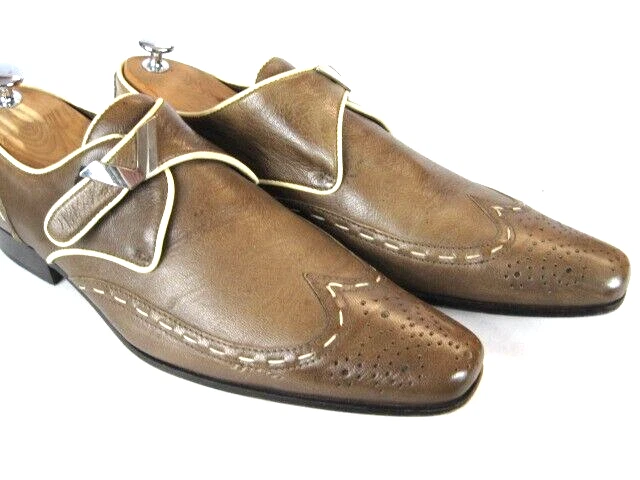 Versace Collection Zapatos Hombre en 42 / UK 8 / Top / Marrón / Alto NP