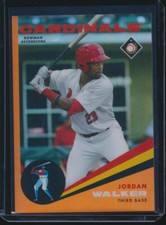 JORDAN WALKER 2022 Bowman Chrome ASCENSIONS ORANGE REFRACTOR #/25 Rookie Card RC