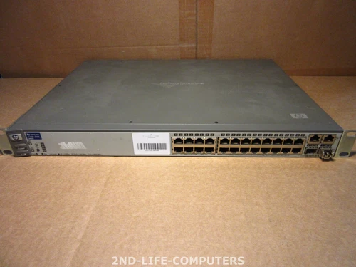 HP J4900B 24x 10/100Mbps + 2x 1000Mbps Switch 2626 RJ45 ProCurve Network Ether