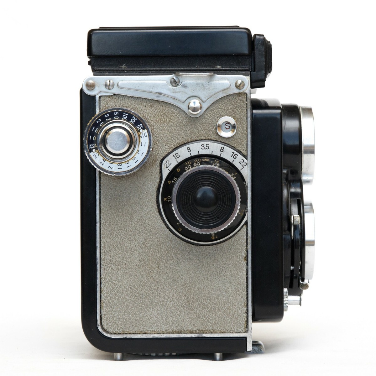 SERVICED & TESTED* Yashica B TLR Camera Japan Yashikor 3.5