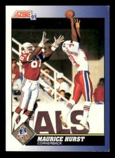 1991 Score #67 Maurice Hurst New England Patriots