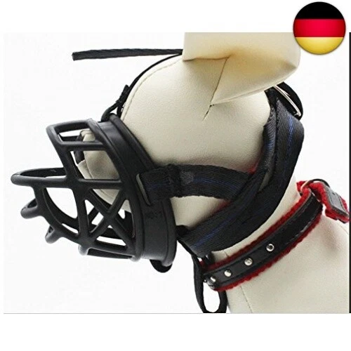 Verstellbarer, atmungsaktiver Maulkorb aus Silikon für Hunde, Sicherheitsmaske - Bild 7 von 7