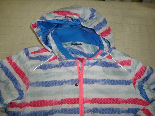 Jacke * Skijacke * Anorak * weiß blau rosa * Gr. 146 152 * Crivit * Kapuze - Bild 5 von 12