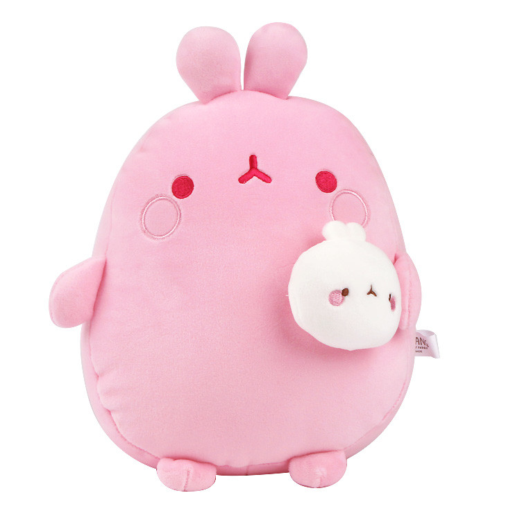 Molang Official Plush Doll Series : Molang and Piu Piu Soft Doll