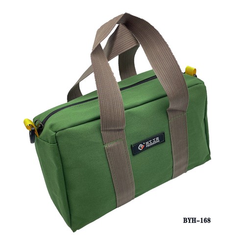 Heavy Duty Canvas Tool Bag with Metal Zipper Muti-Purpose Portable Waterproof - Picture 88 of 119