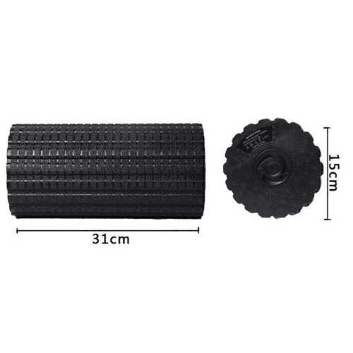 4-Speed Foam Roller Electric Yoga Pilate Gym Vibrating Massage Deep Tissue Plug - Picture 12 of 12