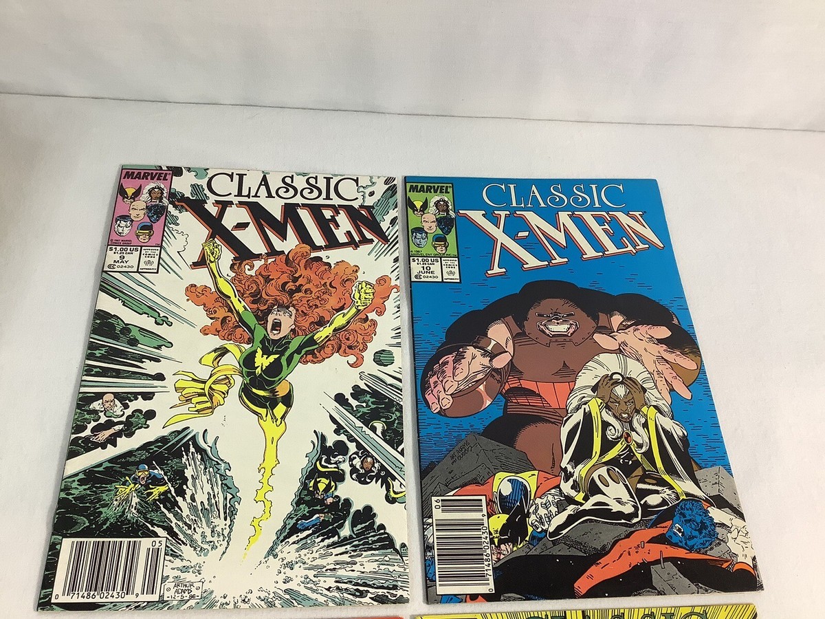 4 Classic X-Men #9,10,11,13 (1987, Marvel) Reprint Story: X-Men | eBay