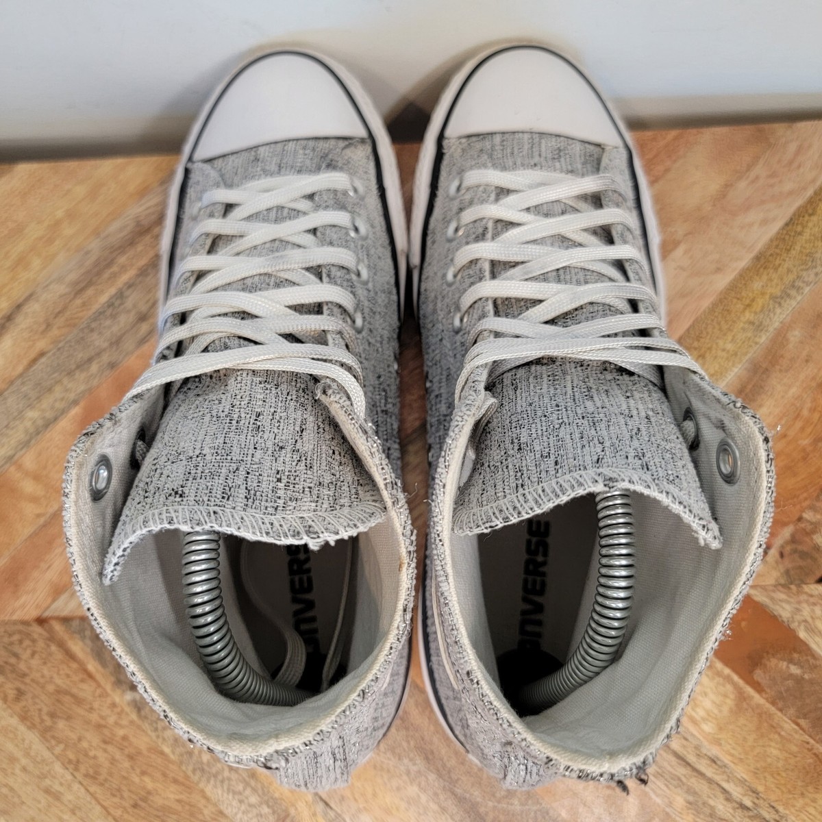 HBH54088　週末限定値引Taylor 420-K Converse Chuck Taylor All-Star High Grey Sparkle Knit