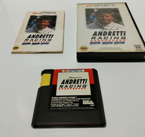 Prix de Mario Andretti Racing sur PAL Sega Mega Drive