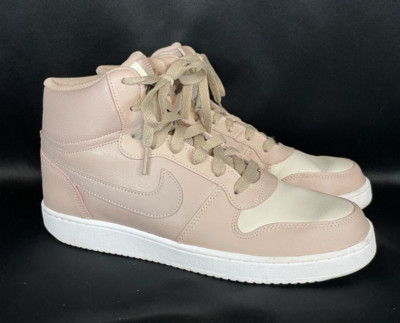 Womens Nike Ebernon Mid Top Sneakers Rose Pink AQ1778-200 Size 10