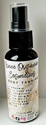Veganes Bräunungsöl Körper drinnen mit Vitamin E Goldschimmer und Feuchtigkeitscremes - 50ML