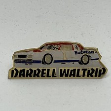 Darrell Waltrip Budweiser Beer Racing Team NASCAR Race Car Enamel Lapel Hat Pin