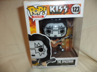 KISSベア:spaceman NIB The Spaceman Funko Pop Vinyl Figure From Kiss #123 NM
